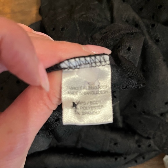 lily morgan Women's Size XL Eyelet Pintuck Camisole tank top sleeveless shirt - Picture 6 of 10